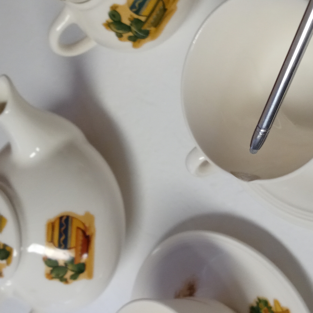 VTG Edwin Knowles Southwest Tea Set - Picture 3 of 5